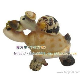 海南特色工藝品 彩母子龜與可愛(ài)貝殼小動(dòng)物